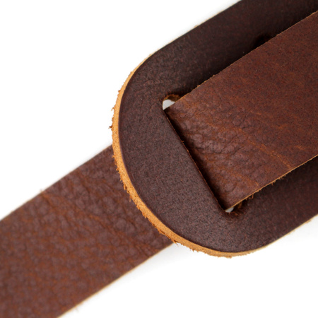 Pasek do gitary skórzany RICHTER Raw I Punch Brown
