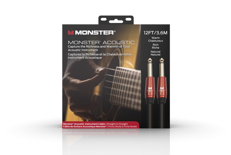 Kabel gitarowy Monster Cable Prolink ACOUSTIC 3,6m prosty