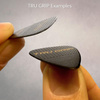 Kostka gitarowa Grover Allman Delrinex Tru Grip Pro Black 1.00mm
