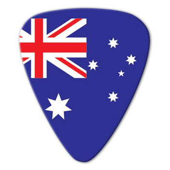 Kostka gitarowa Grover Allman World Flags Australia .80mm