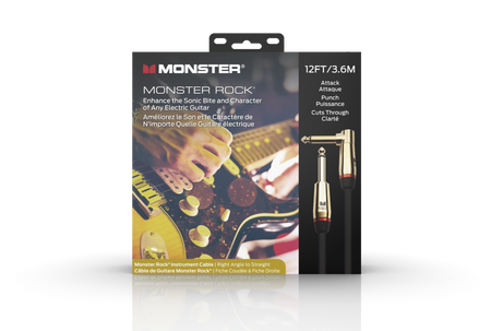 Kabel gitarowy Monster Cable Prolink ROCK 3,6m kątowy