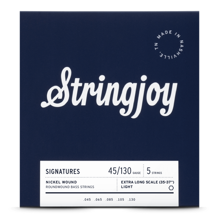 Stringjoy BA45130XL struny do gitary basowej niklowane 45-130 5-str Extra Long