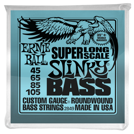 Struny Ernie Ball Slinky Super Long Scale Bass Nickel Wound 45-105 (2849)