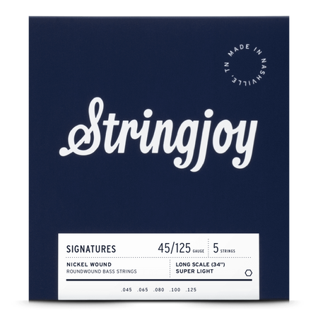 Stringjoy BA45125LS struny do gitary basowej niklowane 45-125 5-str