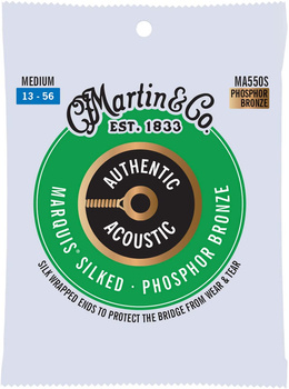 Struny Martin Authentic Acoustic Marquis Silked Phosphor Bronze 13-56 (MA550S)