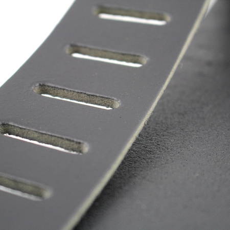 Pasek do gitary skórzany RICHTER Raw I Punch Black