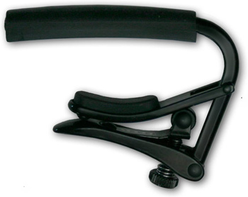 Kapodaster Shubb Noir do gitar akustycznych/elektrycznych 12 strunowych czarny C3K