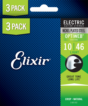 3PACK Struny Elixir Optiweb 10-46 Light (16552)
