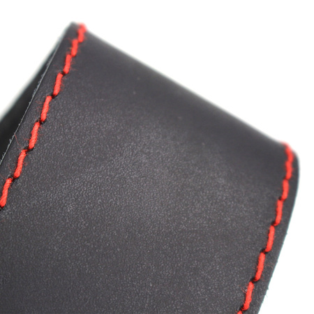 Pasek do gitary skórzany RICHTER Raw II Vintage Black Red