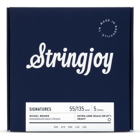 Stringjoy BA55135XL struny do gitary basowej niklowane 55-135 5-str Extra Long