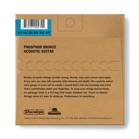 Struny Dunlop Acoustic Phosphor Bronze 12-string 10-47 (DAP1047J)
