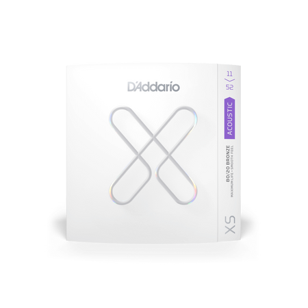 Struny D'Addario XS Coated 80/20 Bronze Custom Light 11-52 XSABR1152