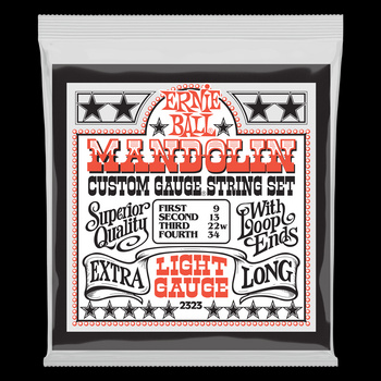 Struny do mandoliny Ernie Ball Stainless Steel Loop End Custom 9-34 (2323)