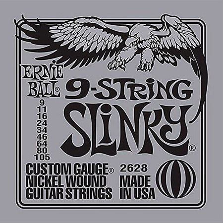 Struny Ernie Ball 9-String Slinky Nickel Wound 9-105 (2628)