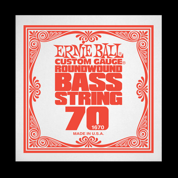 Struna .070 do gitary basowej Ernie Ball Bass Roundwound 1670