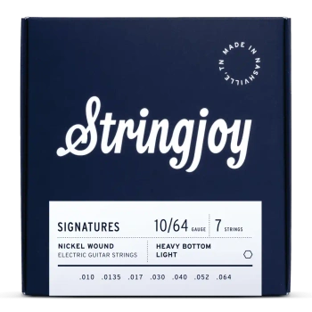 Struny do gitary elektrycznej Stringjoy SIGNATURES 7-string 10-64 (HVY107)