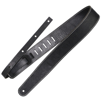 Pasek do gitary skórzany RICHTER Raw II Contour Western Rose Black