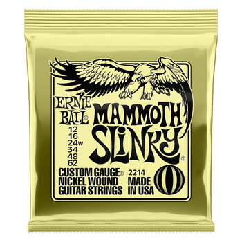 Struny Ernie Ball Mammoth Slinky Nickel  Wound 12-62 (2214)