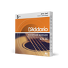 3PACK Struny D'Addario Phosphor Bronze Extra Light 10-47 EJ15-3D