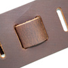 Pasek do gitary skórzany RICHTER Raw II Punch Brown