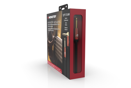 Kabel gitarowy Monster Cable Prolink ACOUSTIC 3,6m kątowy