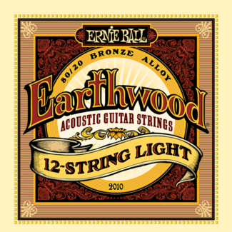 Struny Ernie Ball Earthwood 12-string Light  Acoustic 80/20 Bronze (2010)