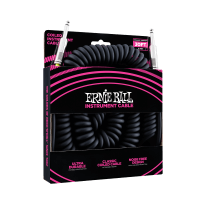 Przewód gitarowy spiralny Ernie Ball Black 9m 6044
