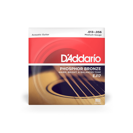 Struny D'Addario Phosphor Bronze Medium 13-56 EJ17