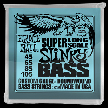 Struny Ernie Ball Slinky Super Long Scale Bass Nickel Wound 45-105 (2849)