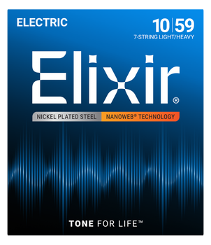 Struny Elixir NanoWeb 10-59 7-String Light/Heavy (12074)