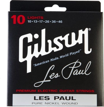 Struny Gibson Les Paul Pure Nickel Wound 10-46 (SEG-LP10)