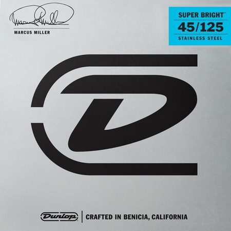Struny Dunlop Marcus Miller Super Bright Stainless Steel 5-strings 45-125
