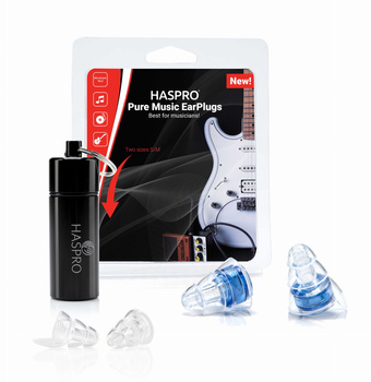 Zatyczki do uszu dla muzyków Haspro Pure Music EarPlugs