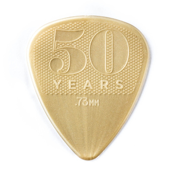 Kostka gitarowa Dunlop 50th Anniversary Gold Nylon .73mm