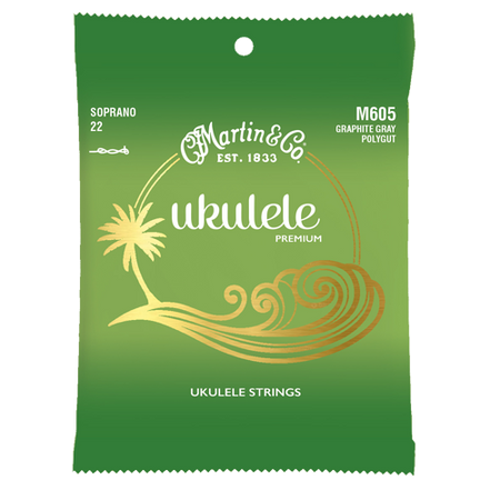Struny do ukulele sopranowego Martin Polygut M605