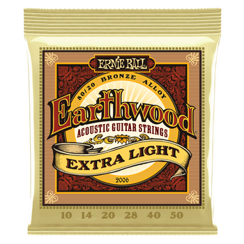 Struny Ernie Ball Earthwood Extra Light Acoustic 80/20 Bronze 10-50 (2006)