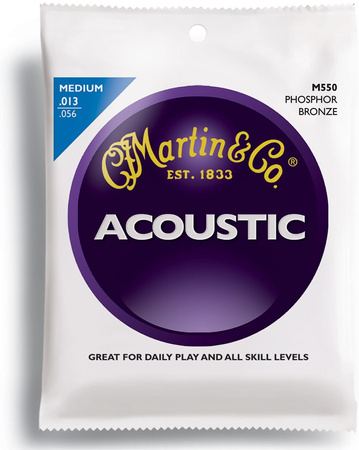 Struny Martin Acoustic Phosphor Bronze Medium 13-56 M550