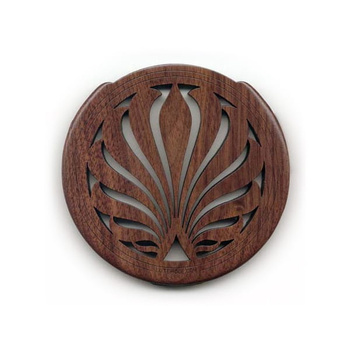 Zatyczka do otworu rezonansowego LuteHole z drewna orzechowego 100mm #15