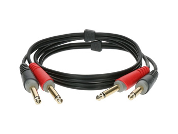 Kabel Klotz 2 x jack 6,3 / 2 x jack 6,3 6m (AT-JJ0600)