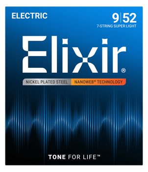 Struny Elixir NanoWeb 9-52 7-String Super Light (12007)