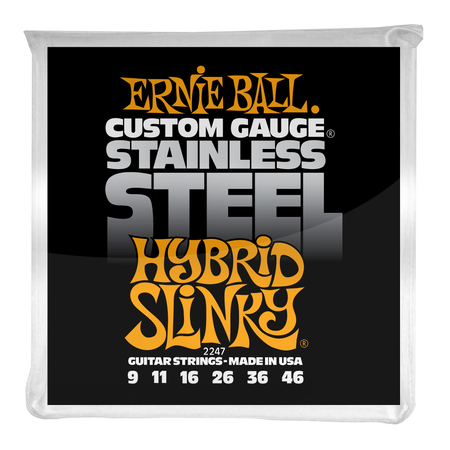 Struny Ernie Ball Hybrid Slinky Stainless Steel Wound 09-46 (2247)