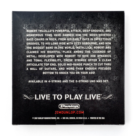 Struny Dunlop Stainless Steel Bass Icon Series Trujillo 45-102 RTT45102T