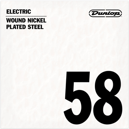 Struna Dunlop Nickel-Plated Electric Guitar Single String .058 DEN58