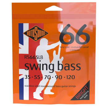 Struny Rotosound Swing Bass Stainless Steel 5-strings 35-120 (RS665LB)