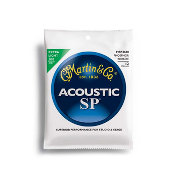 Struny Martin Acoustic SP 92/8 Phosphor Bronze Extra Light 12-strings 10-47 MSP4600
