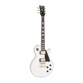 Gitara Vintage Gold Hardware Arctic White V100AW