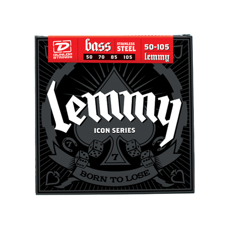 Struny Dunlop Stainless Steel Bass Icon Series Lemmy 50-105 LKS50105