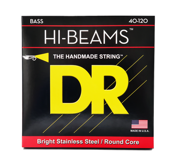 Struny DR Hi-Beams™ Stainless Steel Round Core 5-string 40-120 (LR5-40)
