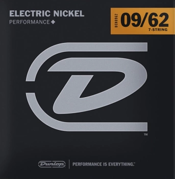 Struny Dunlop Electric 7-string Nickel Wound 9-62 (DEN0962)