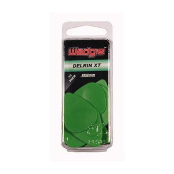 12 x kostka gitarowa profilowana z gripem Wedgie Delrin XT 0.88mm